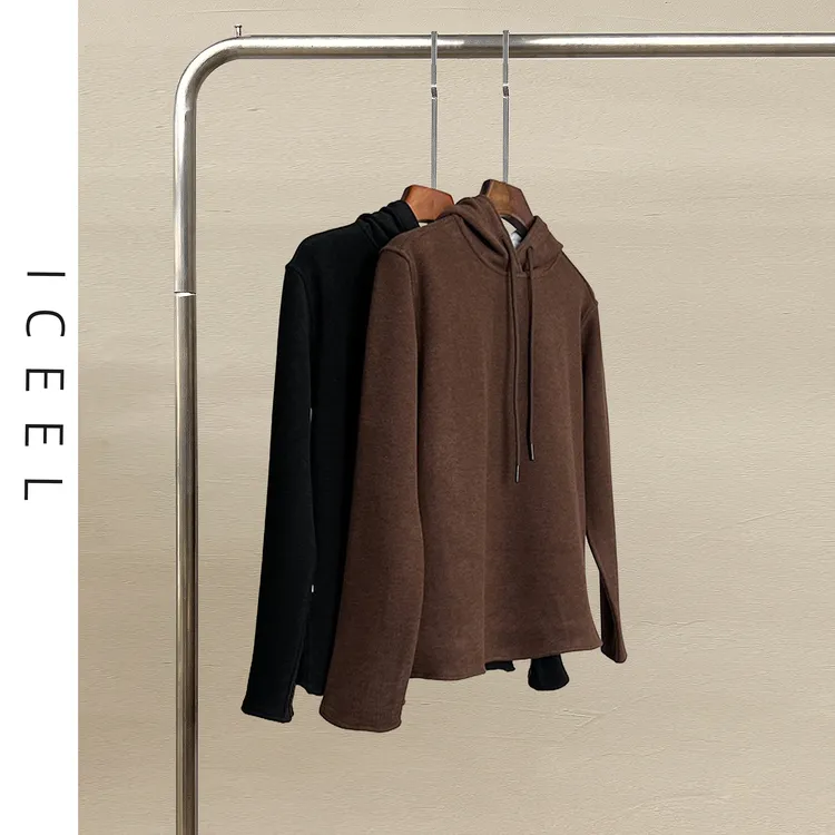 原创宝藏女装轻奢高级感纯色连帽卫衣女早秋新款宽松时尚套头上衣