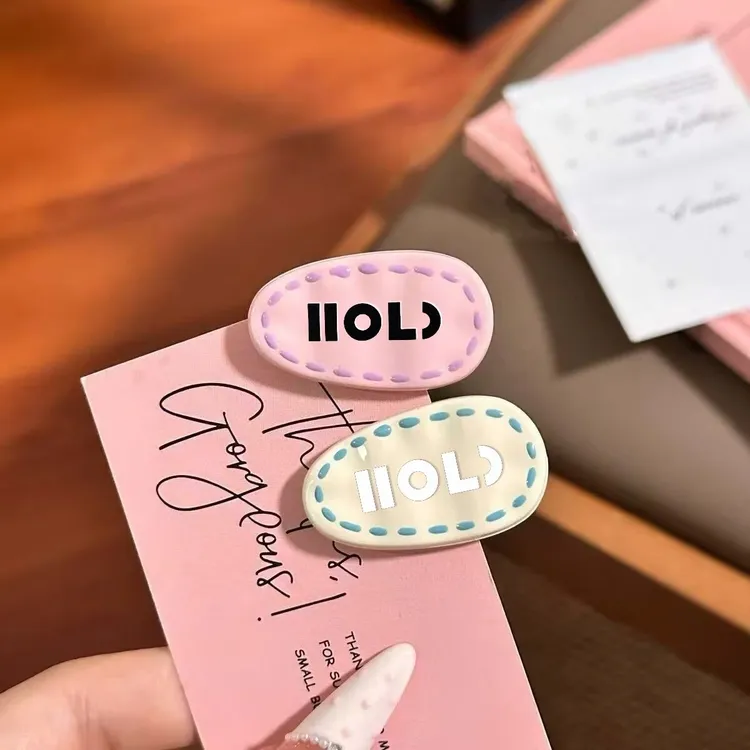 十个勤天演唱会周边应援物料发夹小水滴鸭嘴夹后陡门发卡发夹发饰