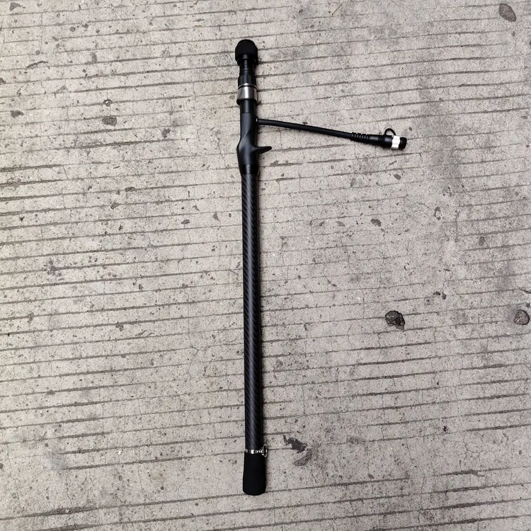 电动渔轮竿电池一体手把节使用18650电池船竿慢摇竿