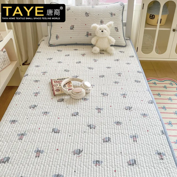 学生宿舍专用双面全棉床垫褥子2025新款纯棉榻榻米床护垫防滑床单