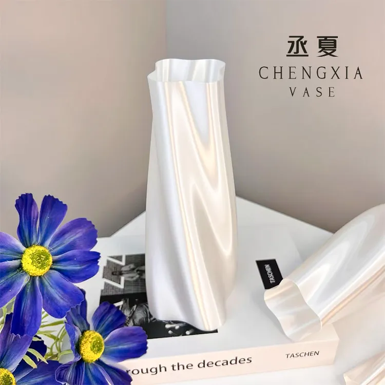 花瓶设计感小众摆件客厅餐桌插花创意3D打印伴手礼简约ins高级感