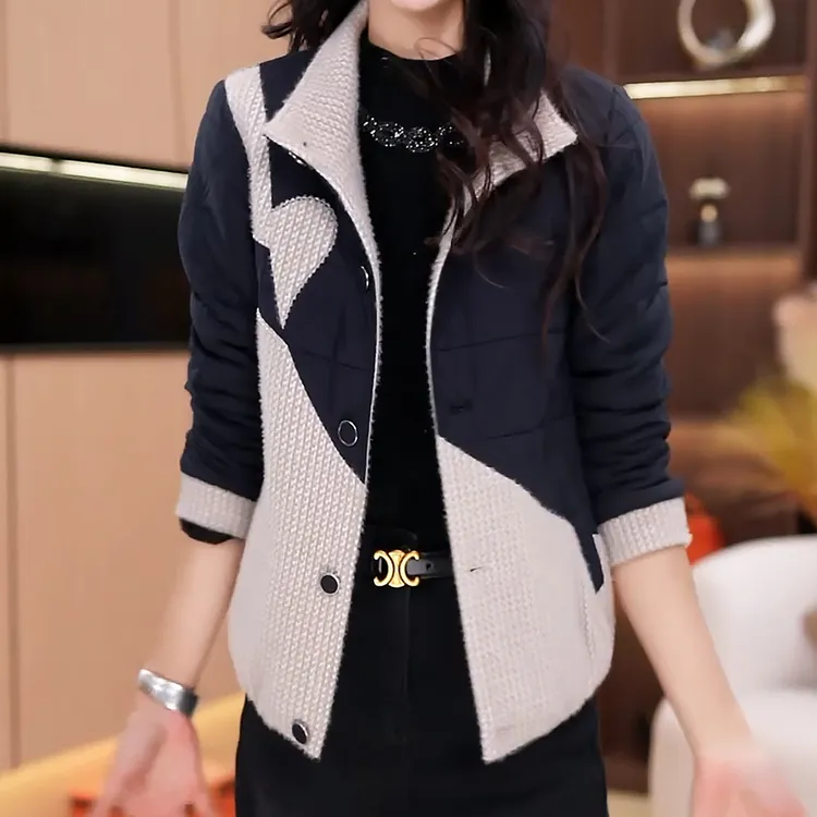 时尚女装棉服外套2025秋冬新款百搭小个子气质修身洋气加棉上衣女