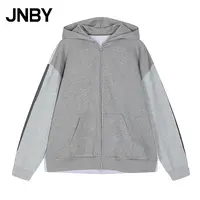 【商场同款】JNBY/江南布衣25冬新品卫衣宽松连帽开襟5PA413140