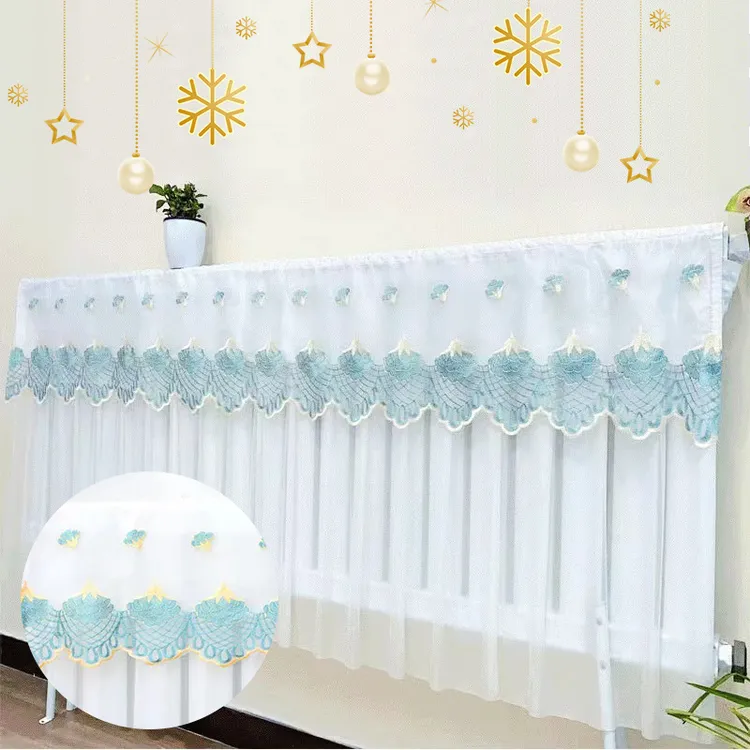 家用暖气片罩遮挡新款装饰暖气罩老式铸铁半包防尘罩暖气套防尘罩