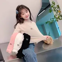 儿童德绒打底衫秋冬2025新款儿童套头半高领加厚保暖磨毛打底衫