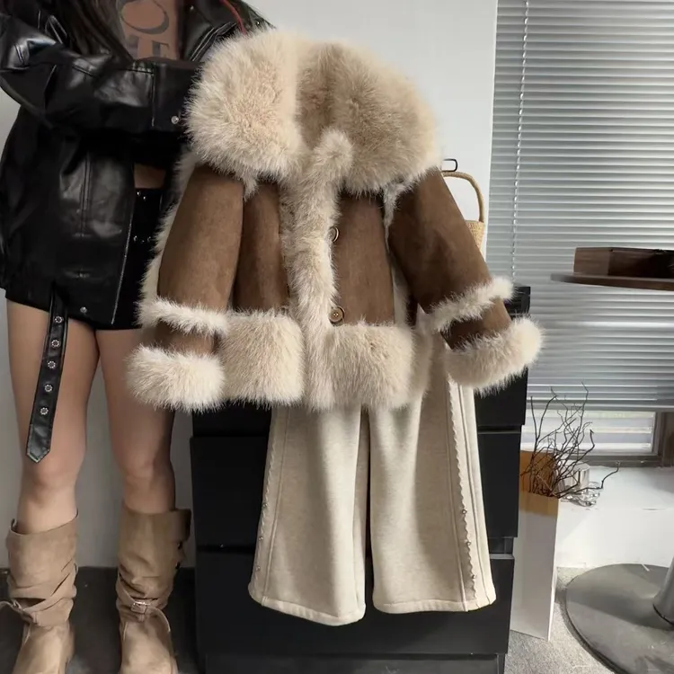 女童秋冬加厚机车服外套2025新款女孩洋气时髦休闲百搭上衣25429