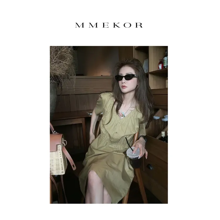 MMEKOR“顶美温蒂”连衣裙 2025新款千金玛德琳优雅裙子 67500