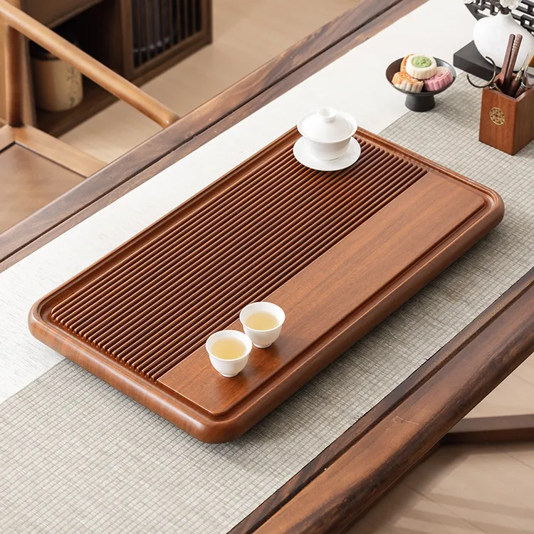 茶盘实木家用排水小型干泡茶台高端办公室茶海功夫茶具套装
