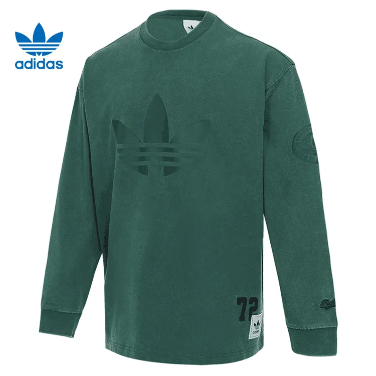 【流光风】【商城】adidas阿迪达斯三叶草男女运动休闲长袖T恤JN0778