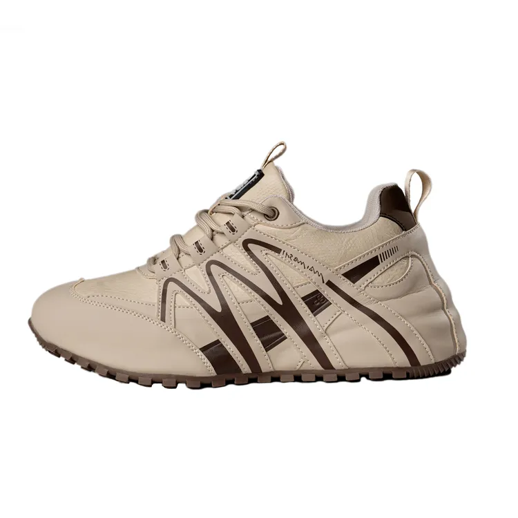 冬季加厚皮面防泼水增高保暖轻奢商务包底休闲鞋运动情侣潮鞋A087