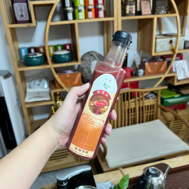 一斤装500ml东北鹿乡鹿茸血加酒保鲜可用于煲汤泡酒炖菜滋补