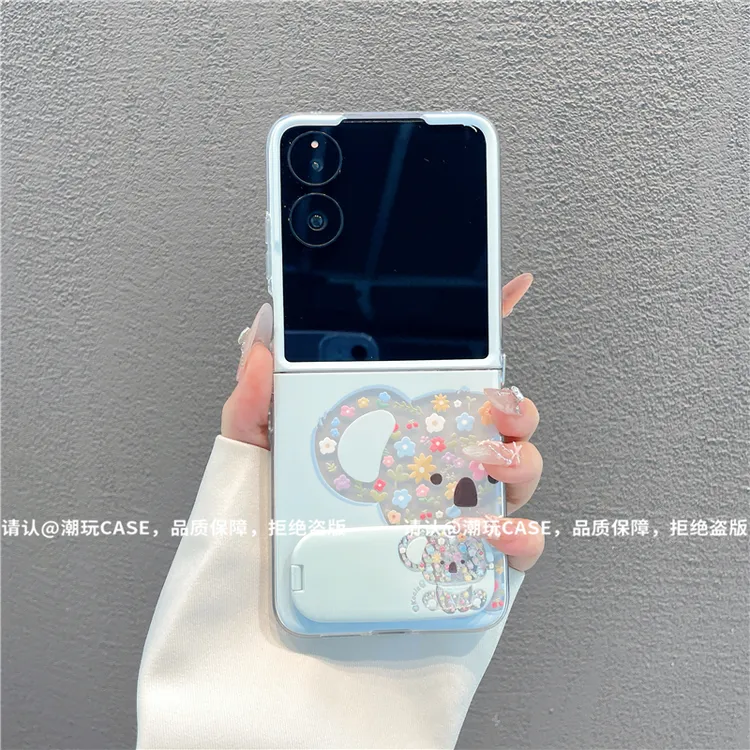透明折叠壳适用华为荣耀/OPPO/VIVO/小米/三星/小米mixflip手机壳
