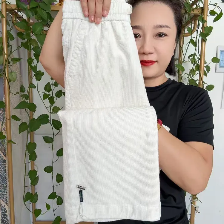 9092女士灯芯绒休闲裤时尚百搭裤长100左右