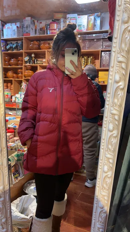 尼泊尔冬季立领刺绣棉服加厚保暖时尚百搭外套