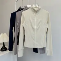 L家同款瑜伽上衣瑜伽服女运动外套跑步训练长袖修身秋冬健身上衣