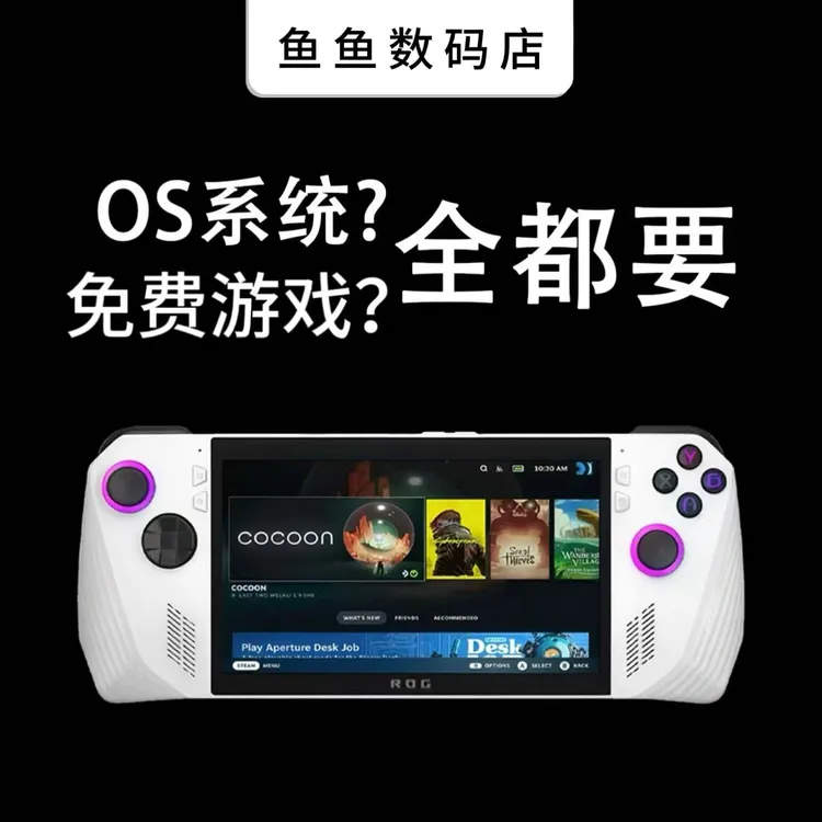 ROG ALLY掌机 改电池运行内存  双系统 专属店铺优化