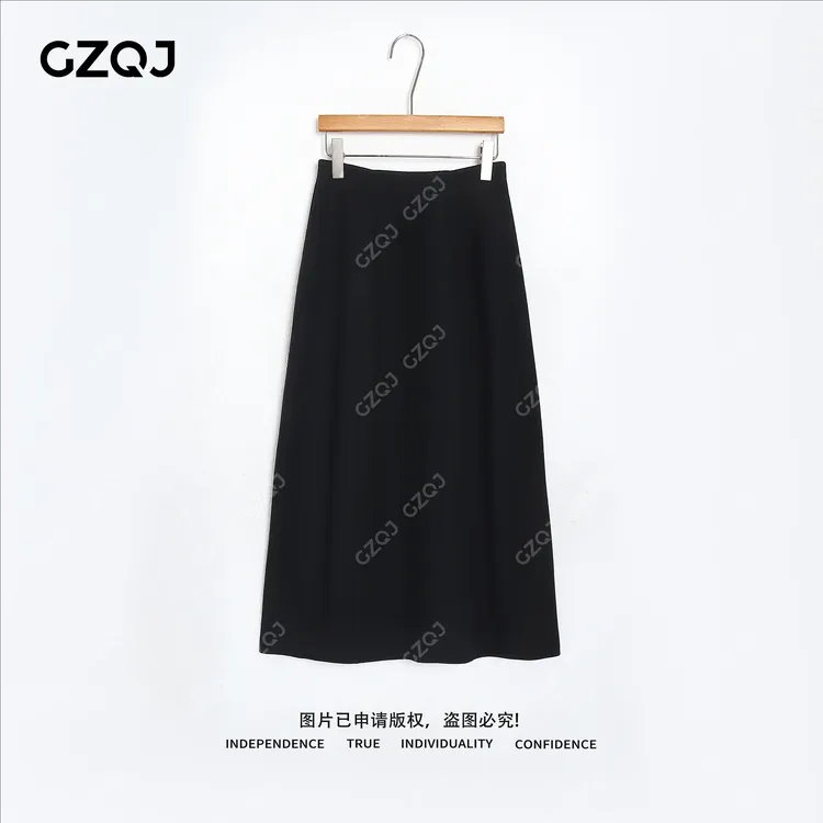 老琴私服【南瓜半裙】桑蚕丝山羊绒显瘦A字伞裙花苞半身裙女冬0912