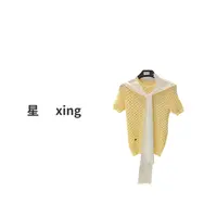 459夏装新款时尚设计感短袖套头针织上衣(Q)55014