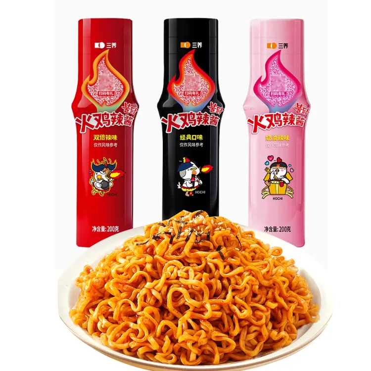 韩国三养火辣酱拌火鸡面酱料16g小条装方便面拌面拌饭酱蘸酱