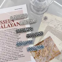 【月光星辰】阿吉逗同款精致轻奢发夹鸭嘴夹时尚重工侧边夹