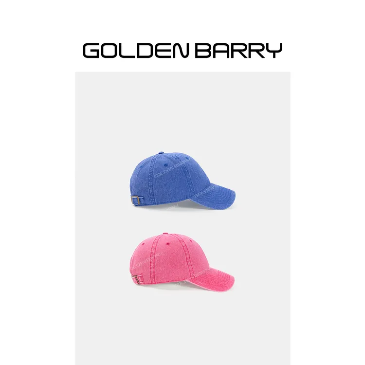 GOLDENBARRY水洗百搭纯色休闲棒球帽GB063326005