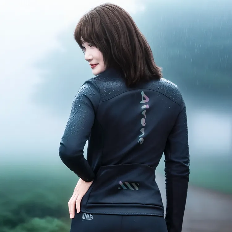 「秋冬新品--AIRONE」男女秋冬加绒保暖防泼水自行车骑行服防风衣