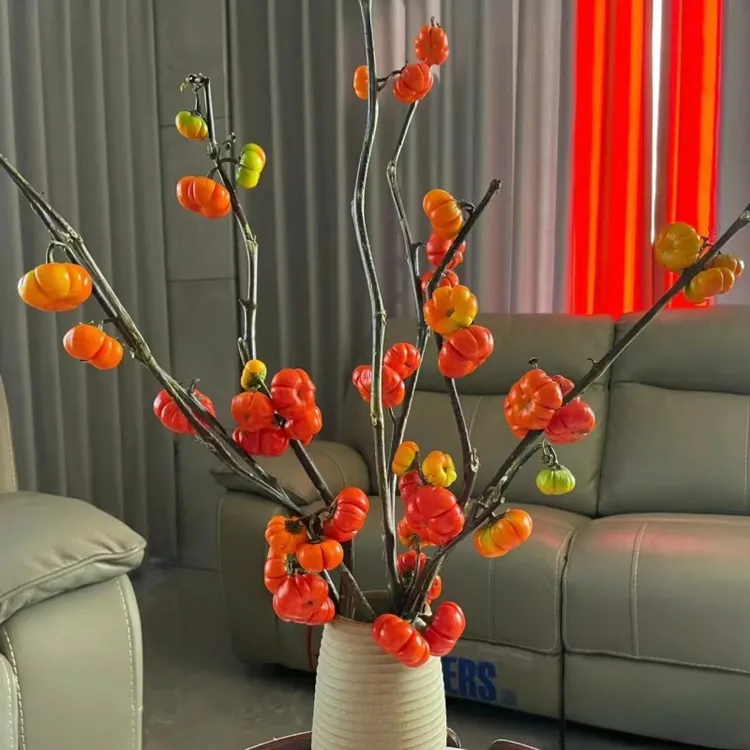原野的风和花~新鲜小南瓜鲜花小番茄水养新品橙色橘色新鲜大果果