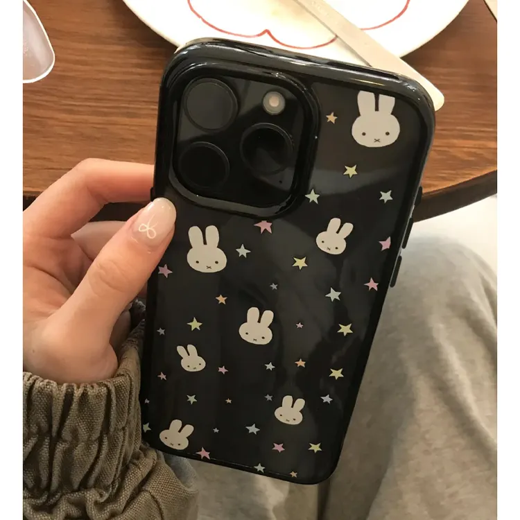 BANCA星星米菲兔适用苹果16/15promax亚克力手机壳iPhone14/13/12