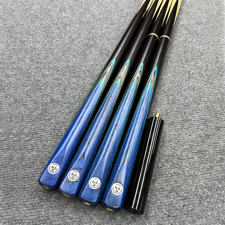 枪神10mm小头通杆分体台球杆中式黑8八球杆桌球杆斯诺克白蜡木