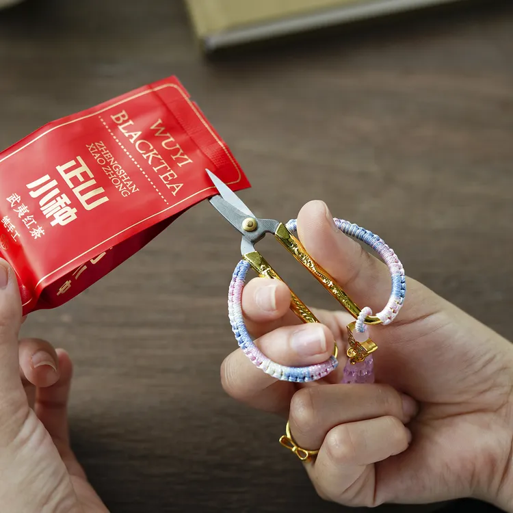 新中式创意茶剪精致家用茶艺茶道茶叶包装袋专用配件蝴蝶小剪刀