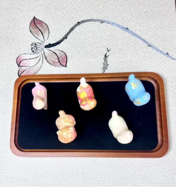 1号大漆猫咪手工木质挂件傲娇猫桌面小摆件送礼