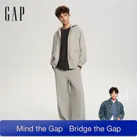 【成毅代言】Gap男女装2025秋季新款抓绒logo连帽休闲卫衣788129