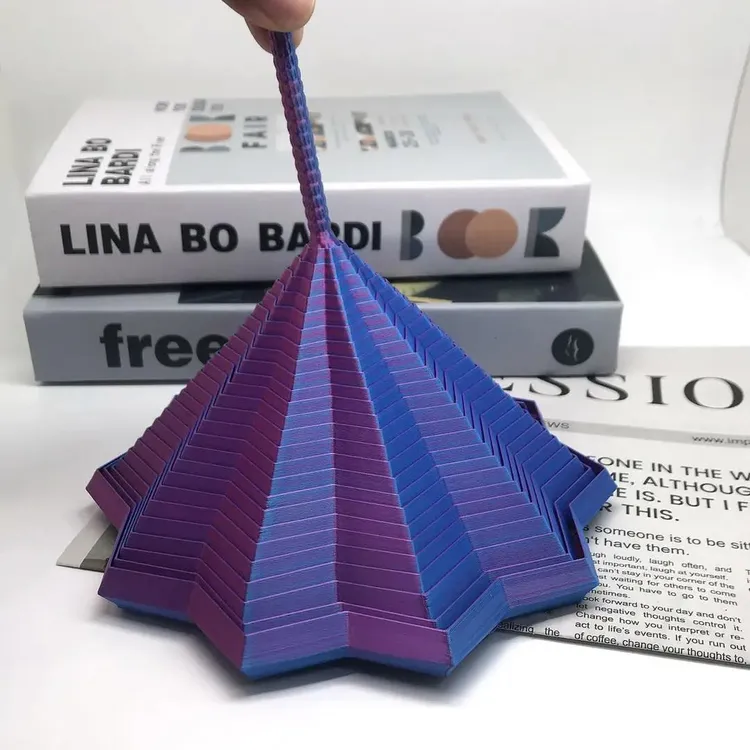 【甜星】3D打印视错觉折叠儿童益智玩具多边形萝卜塔螺旋用品