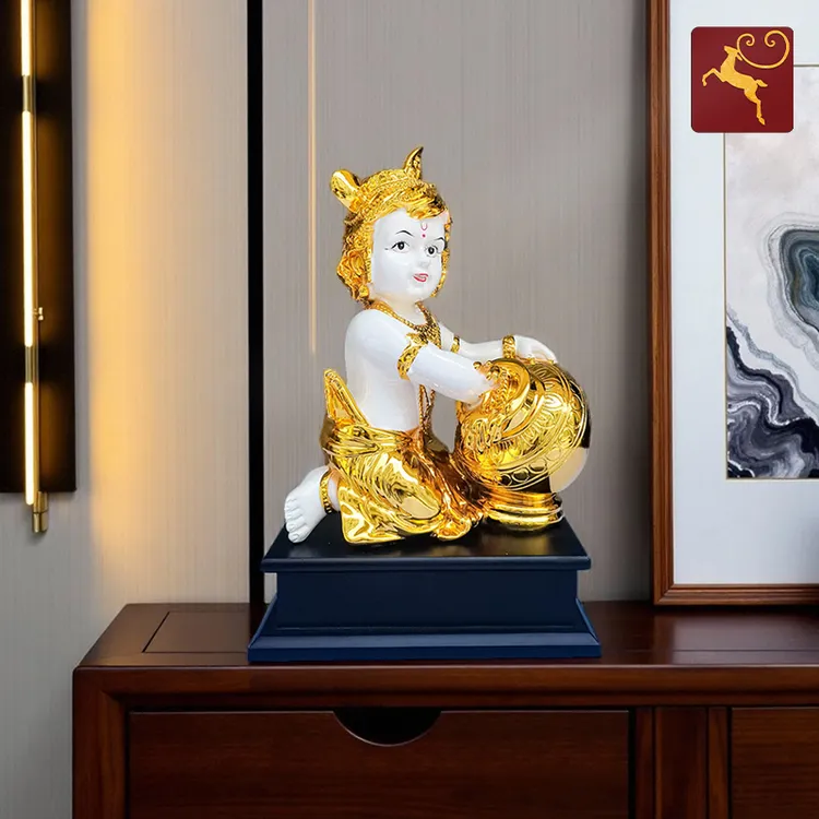 克里希纳摆件创意欧式印度风格办公室高档酒柜装饰品前台开业礼品