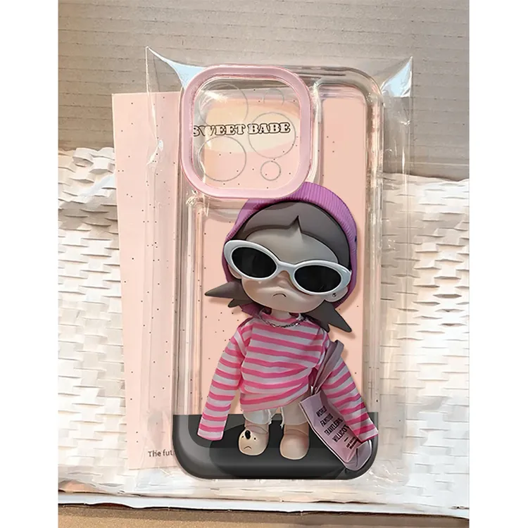 墨镜嘎子姐适用苹果17手机壳iPhone15promax防摔161514男13女12软