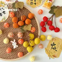 刘咔咔专属【中秋节新品】芯苼 多彩葡萄配饰鲜花束装饰DIY挂件搭配