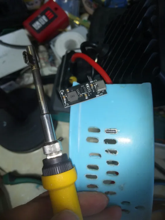 typec开孔器T12电烙铁专用塑料外壳盒子c口充电口开孔器，DIY手工