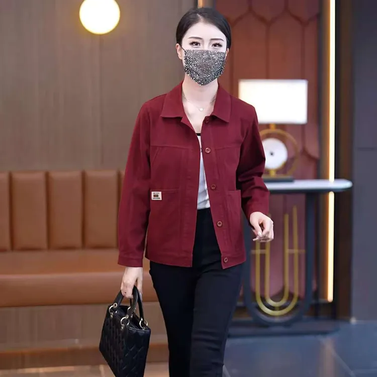 短款工装洗水牛仔外套女2025春秋季新款百搭时尚减龄休闲夹克外套