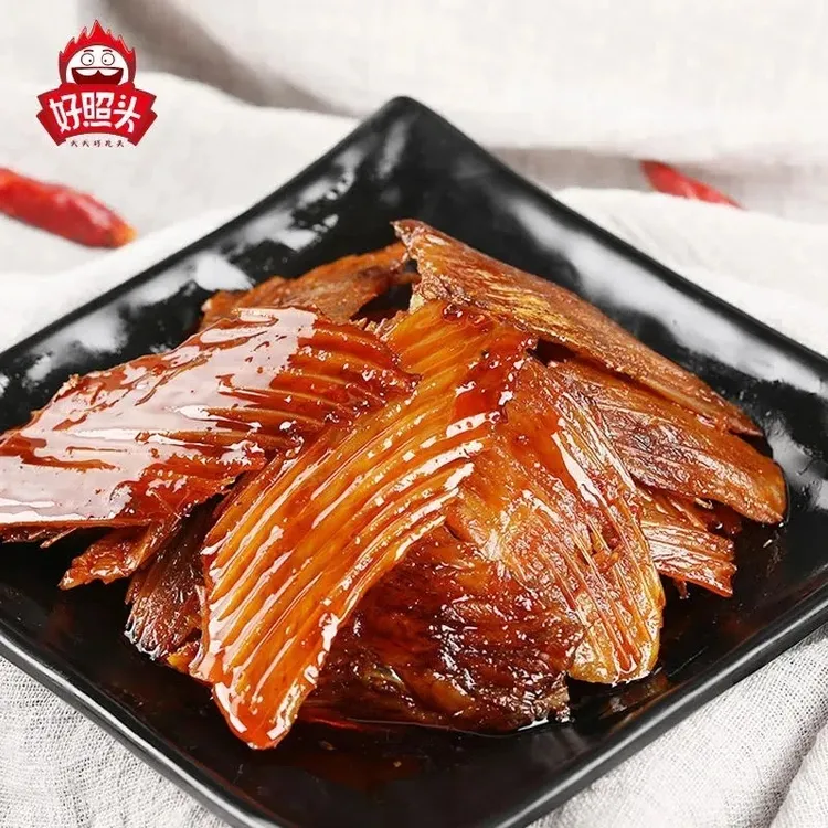 好照头黄金渔翅鱼翅鱼刺香辣鱼排湖南特色好兆头即食零食小吃鱼尾