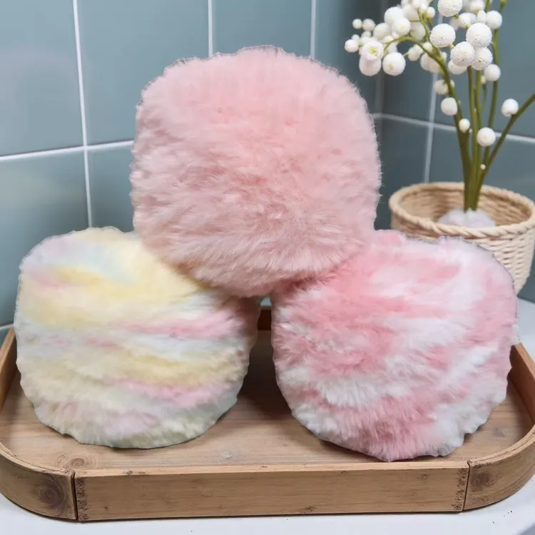 【5送1】皮草线皮毛纱线仿皮草钩拖鞋围巾帽子披肩手工diy新款毛线