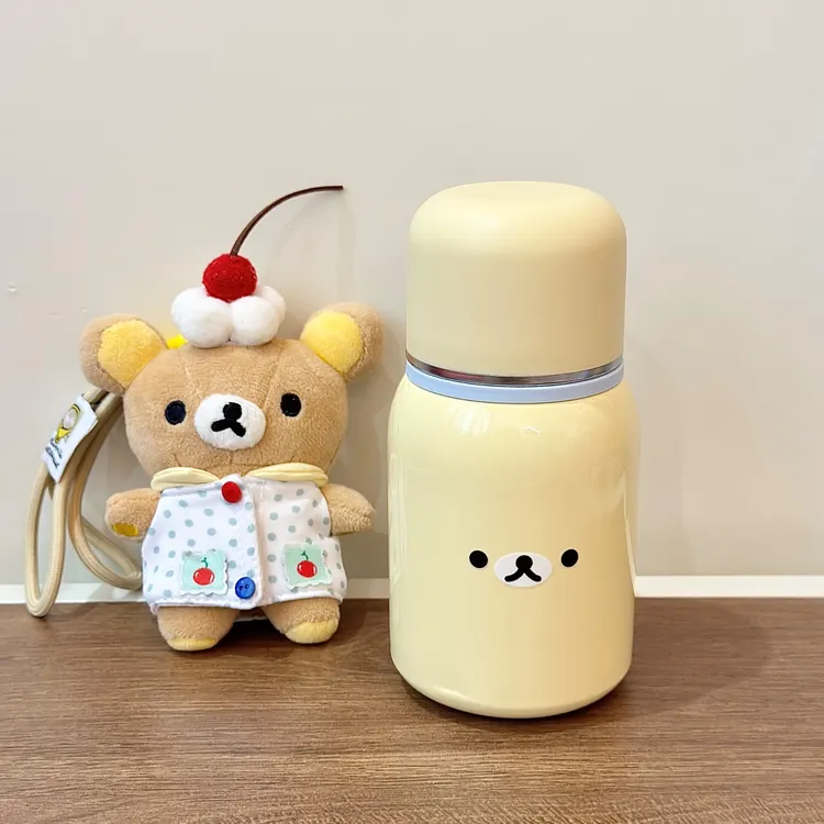 元森商店 ins简约316不锈钢保温杯女生吸管杯高颜值水杯泡茶杯