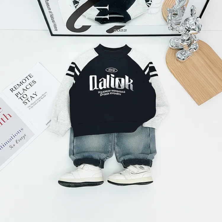 儿童冬卫衣加绒款长袖2025新款秋冬装男童 LL68232 悠悠童话童装