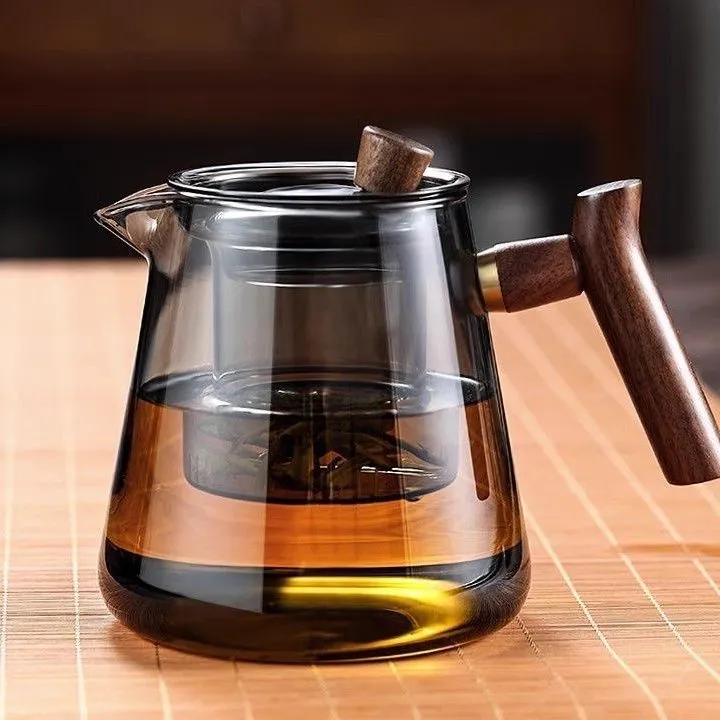 家用耐高温玻璃泡茶办公室电陶炉茶壶茶水分离茶具套装煮茶单壶LH