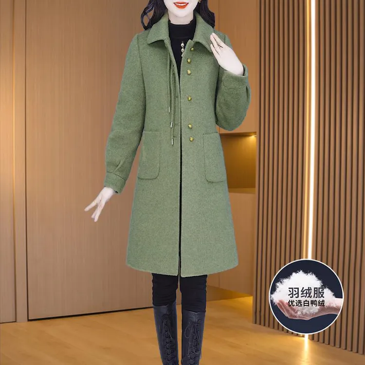 【羽绒服】23734优雅新款气质时尚减龄收腰显瘦羽绒服M-4XL-LIS