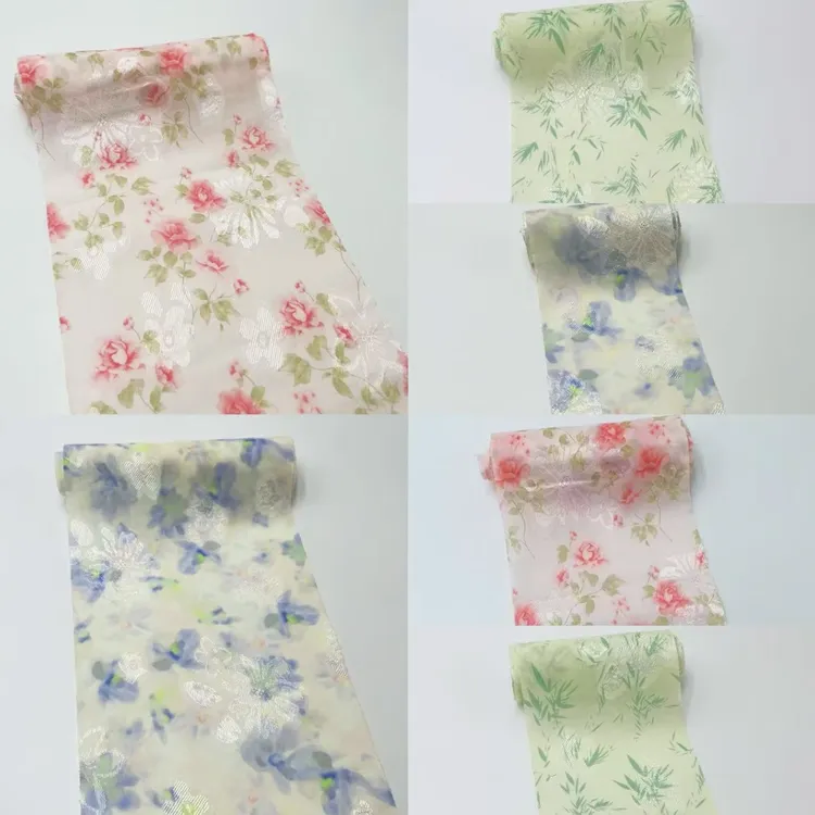 【买一送一】【小蚂蚁饰品】8厘米 10厘米 13厘米 印花雪纺发饰材料