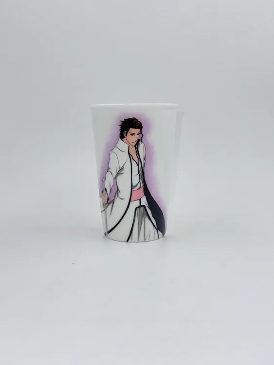 景德镇陶瓷手绘死神蓝染动漫人物系列可乐杯