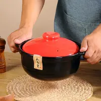 【养生砂锅】2L砂锅家用炖锅汤锅煲汤高颜值煤气灶明火煲汤锂瓷锅