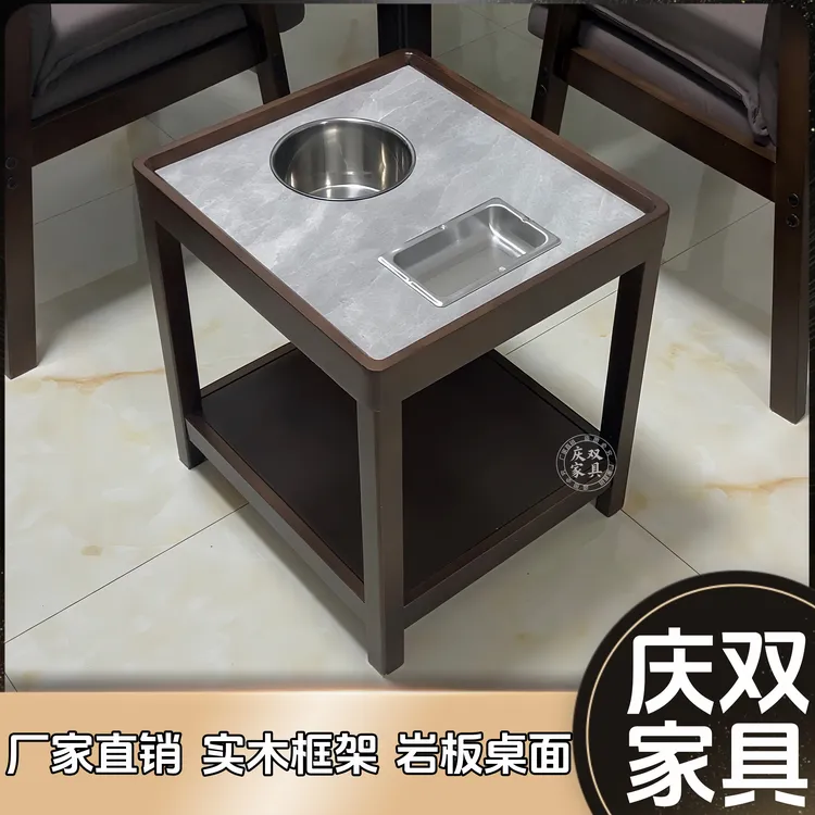 麻将机旁放水杯的架子高档棋牌室茶几麻将机茶几茶水架麻将茶水架