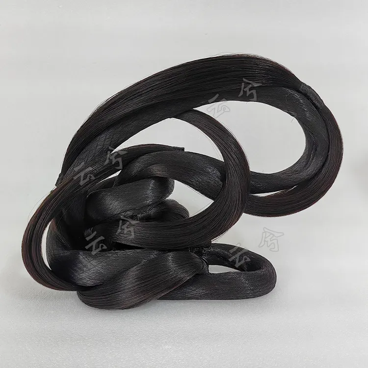 抓夹款一体式晚星髻汉服假发包百搭日常唐宋明古风嫦娥发髻造型