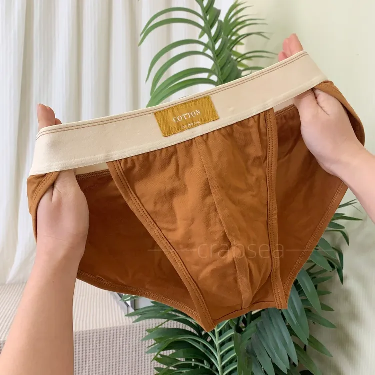 【2款多色】新品男士棉质内裤运动透气个性舒适内裤 高品质精梳棉